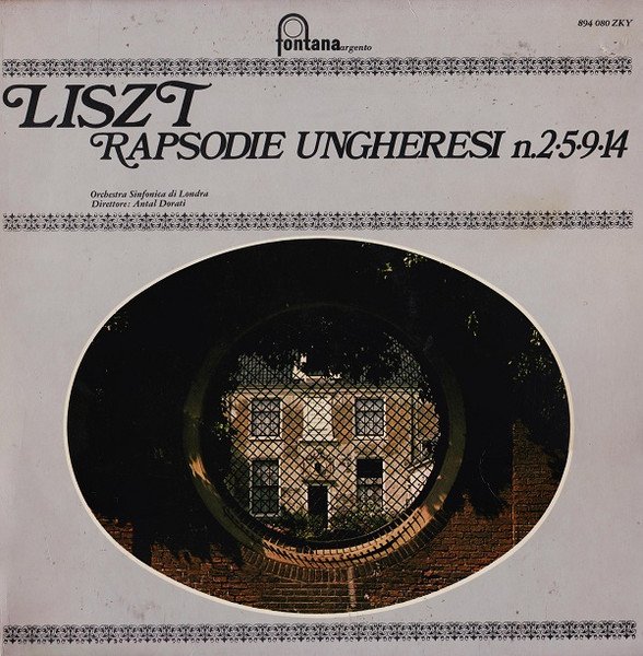 Franz Liszt, Orchestra Sinfonica Di Londra — Rapsodie Ungheresi N. 2•5•9•14 album cover